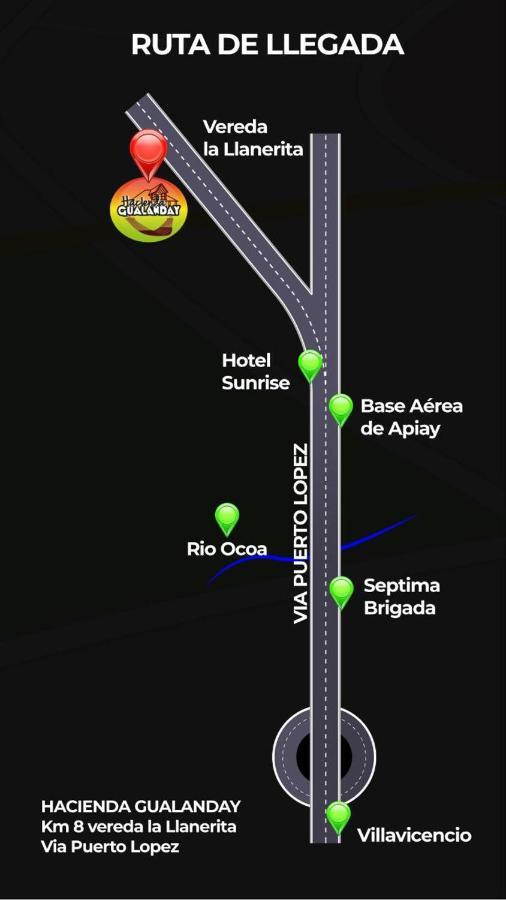 Hotel Hacienda Gualanday Apiay Kültér fotó